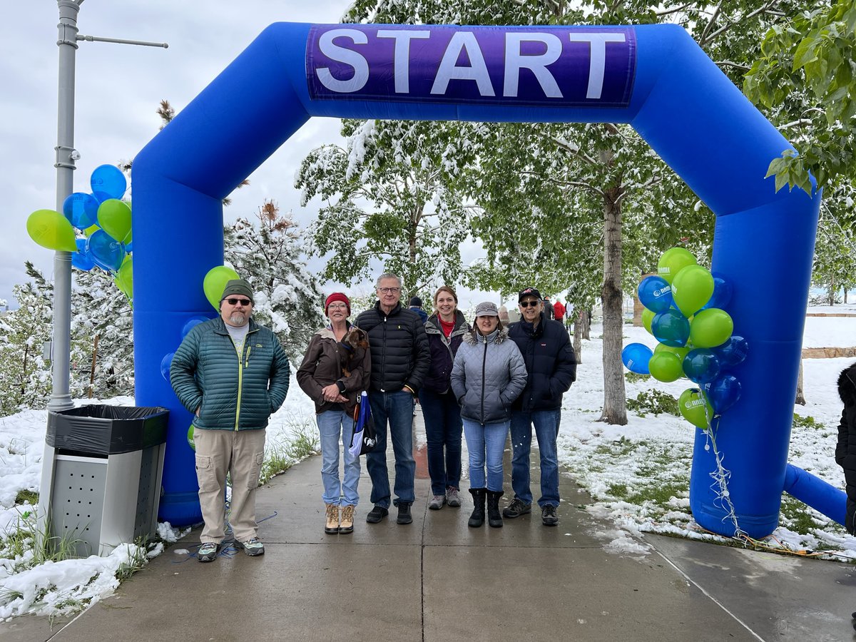 AllHealthNet's tweet image. Had a great time at @NAMIColorado Walks Your Way over the weekend! #snoworshine #Together4MH #namicolorado