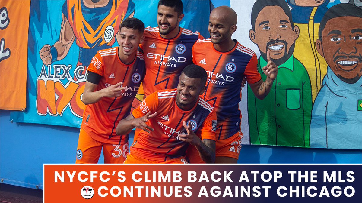 wfuvsports's tweet photo. NYCFC earned a big 1-0 win yesterday over Chicago thanks to a penalty by Héber to give them 3 straight wins.

Alex Wolz was there to break it all down in his post game press conference along with pictures thanks to our own @jjrochie: https://t.co/u27w3bjyyE https://t.co/Wq14uI2yRS