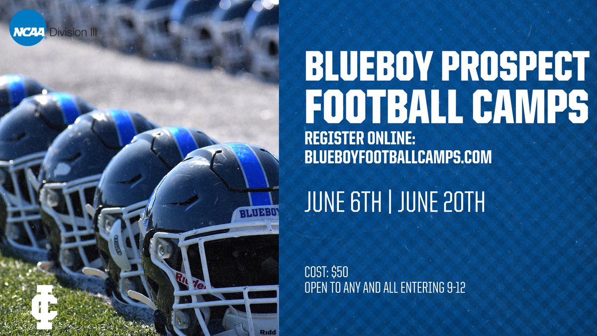 🚨🚨🚨
Only 2⃣ weeks until our 1st "Under the Light" Prospect Camp on June 6th! Make sure to get registered with the link below ASAP. Great opportunity to get coached and evaluated by our staff! 🏈🏈

🔗tinyurl.com/BlueboyFootbal…