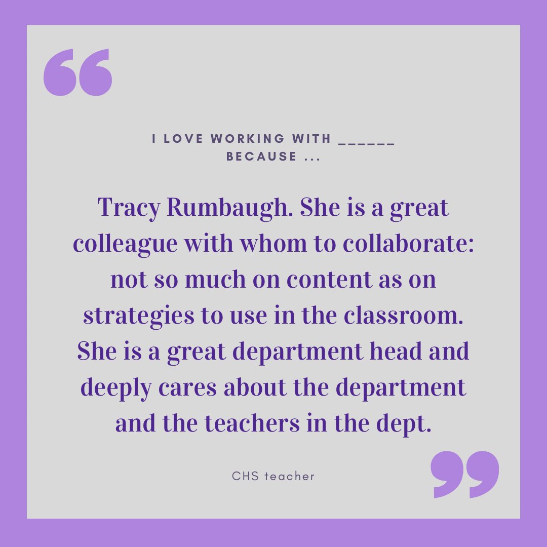 CHS Teacher Love (@chsteacherlove) on Twitter photo 