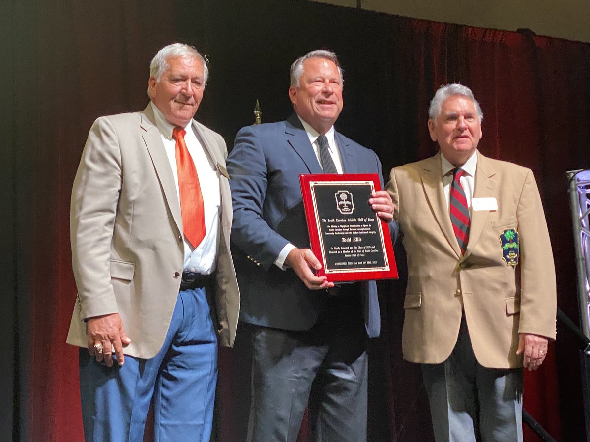 SCAHOF's tweet image. Please welcome Todd Ellis to the SCAHOF!  @GamecockFB @ToddEllisSC @GamecocksOnline
