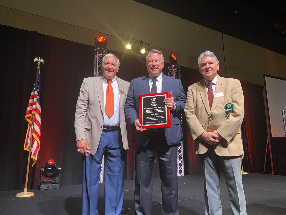 SCAHOF's tweet image. Please welcome Todd Ellis to the SCAHOF!  @GamecockFB @ToddEllisSC @GamecocksOnline