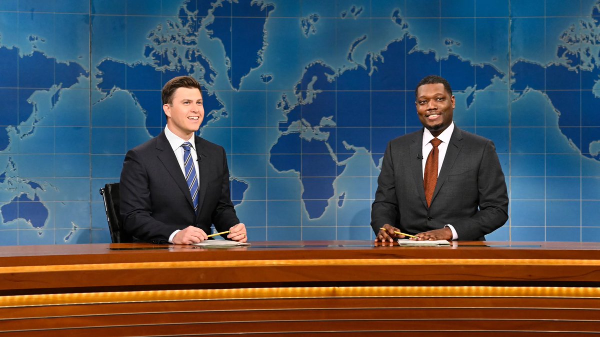 Colin Jost and Michael Che are my favorite red/blue couple https://t.co/qexYh5FGJv