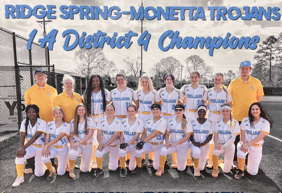 Ridge Spring Monetta Lady Trojans Softball🥎 tweet media