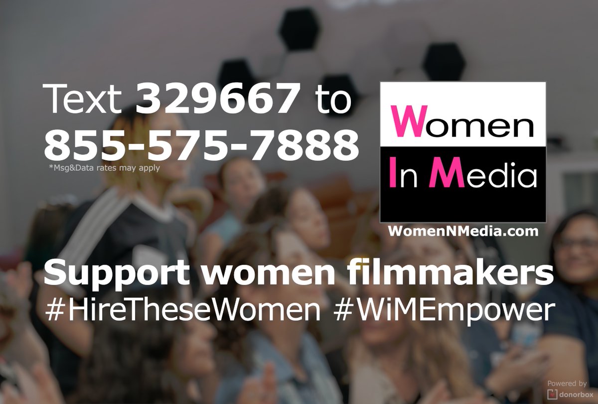 WiM initiatives Advocate for Women and Gender Nonconforming Filmmakers who work above and below the line. #HireTheseWomen #WiMEmpower #ParityInAction 
#mondaymotivation #womencallaction #womeninmedia #illuminationtraining #CAMERAderie #genderequality #motivation #success