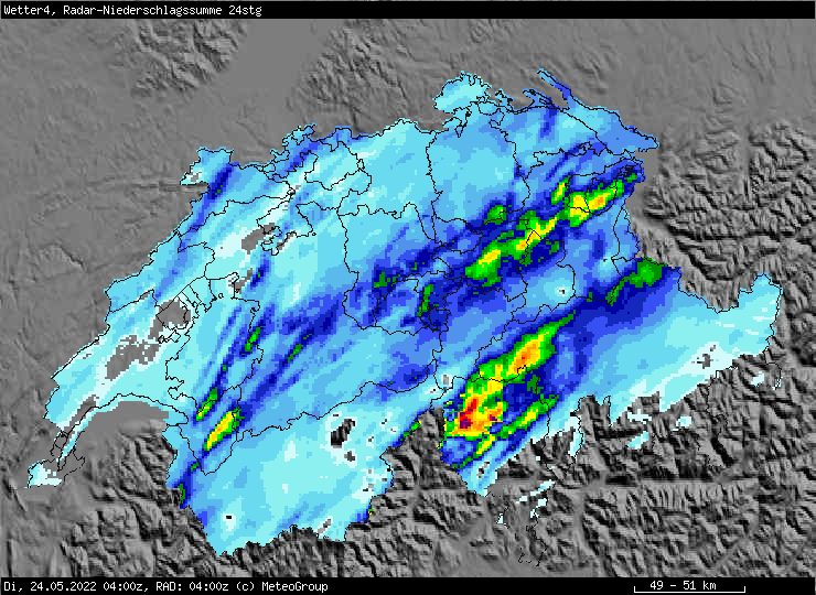 Joackiie's tweet photo. Die #Gewitterfront vom Montag brachte verbreitet #Regen: am meisten im #Appenzellerland (Weissbad 66 l/m²) und #Maggiatal, am wenigsten im Südtessin und am Genfersee.
Heute spürbar kühler (#Davos um 10°) und vor allem in #Graubünden und im #Tessin ab Nachmittag wieder #Gewitter! https://t.co/CCMzCzQ4X9