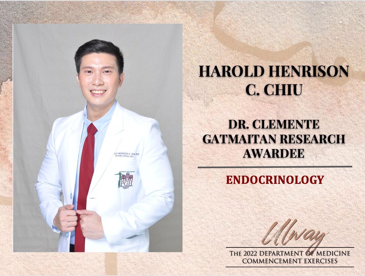 ceciledoc's tweet photo. Congrats @88DoubleDragon for the double win! Outstanding fellow and outstanding research awardee! Dasurb! #ulway #PGH #Endocrinology #UPCM https://t.co/ioL693N96R