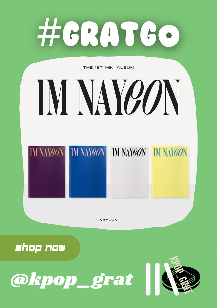 kpop_grat's tweet photo. #GRATGo | ๐ต๐ญ PRE-ORDER | WTS LFB
TWICE NAYEON "I'M NAYEON" Album PH GO
KTOWN:
690 PHP + LSF (RANDOM)
2750 PHP + LSF (SET)
-SEALED
-Complete Inclusions
-Official
NETA
๐DOO: JUNE 18, 2022
๐DOP: JUNE 28, 2022
๐ORDER HERE:
https://t.co/EIakphukqC
#PHGO #TWICE #NAYEON https://t.co/HENpWDId7I
