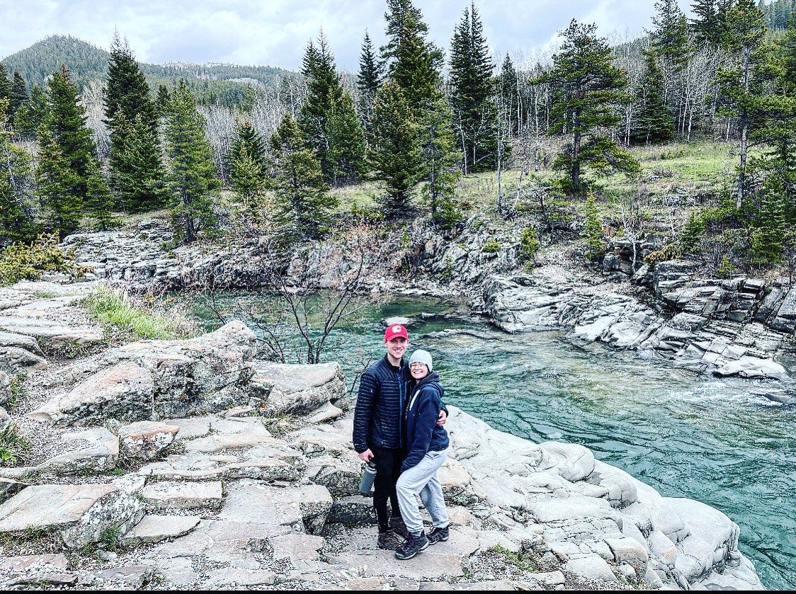 AutumnLeeigh's tweet photo. Backcountry camping for 3 days🏕with my one &amp; only🔥🌲🏔 incredible experience—but very cold😅 #castlefalls #Alberta https://t.co/ZpxPNAoBTz