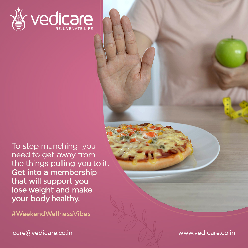 helloVedicare's tweet photo. To stop munching you need to get away from the things pulling you to it. Get into a membership that will support you lose weight and make your body healthy.🍕🥗
#vedicareayurveda

#Ayurveda #healthyfood #food #dietitian #diet #DietFood #dietplan #Rejuvenation #care #workload https://t.co/NCUNk4KSVq