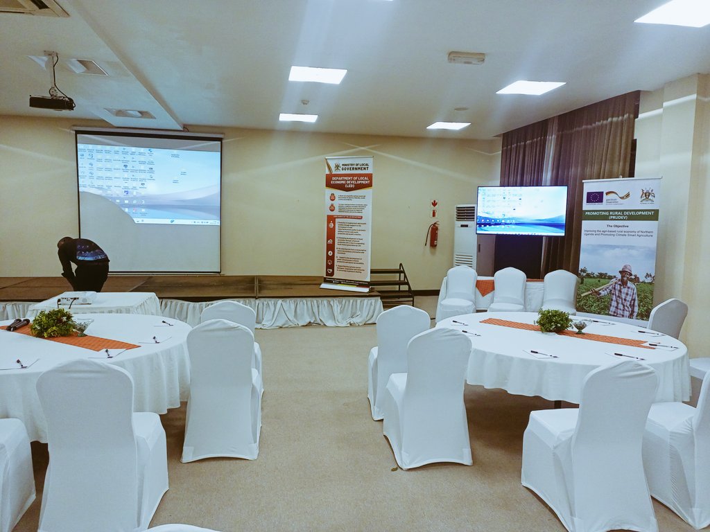 MoLGUganda's tweet image. All is set for the launch of #NSLED  at Protea Hotel.