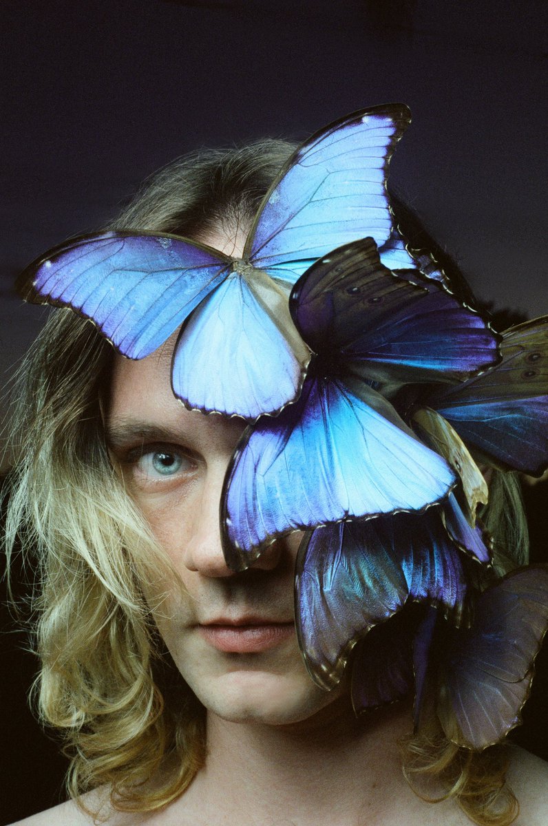 whitneyotte's tweet photo. Butterflies on the love of my life @Schnuckumz 
Shot on @CineStillFilm https://t.co/5Y9DHlklRA