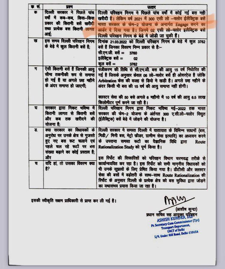 KanchanGupta's tweet photo. Delhi Government headed by CM @ArvindKejriwal has not purchased a single bus in 5 years to upgrade public transport.
Delhi will now get 300 electric buses funded by Modi Government’s FAME 2 programme to promote use of EVs.
AAP or Kejriwal have no role in acquiring these buses. https://t.co/c7a2WWjnKu