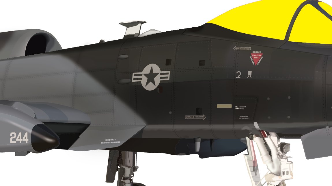 tony_islay's tweet image. 胴体がんばった。
＃a10thunderbolt