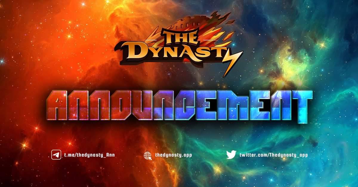 🔔THE DYNASTY ANNOUNCES THE VESTING OF THE TANK BATTLE TOKEN| $TBL 🔔

📍As you have been waiting for this, you can claim your tokens RIGHT NOW 🎊
📍Please access to claim $TBL token vesting:  thedynasty.app/projects.html