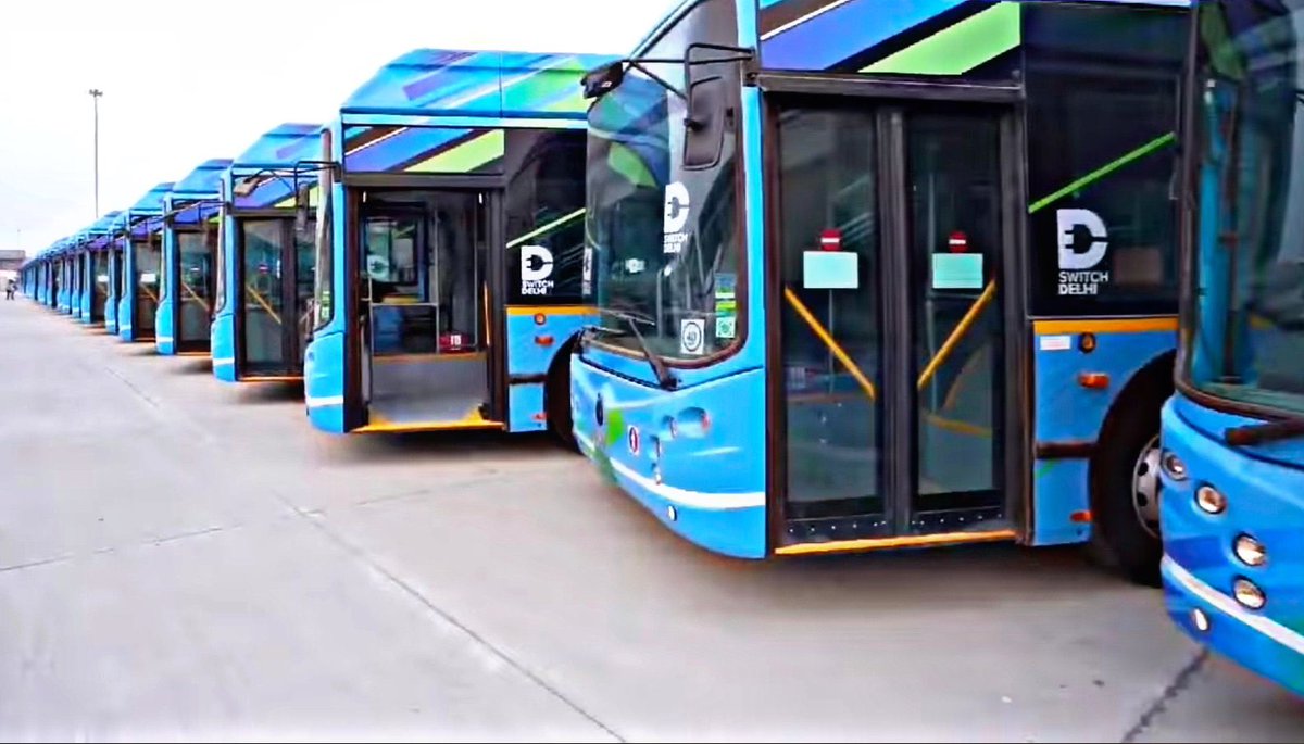 Rajan_Tewari's tweet photo. Thank You PM @narendramodi for inducting 150 electric buses in Delhi https://t.co/tg60F76IFU