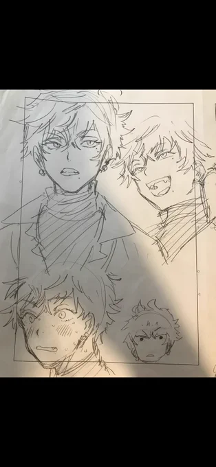 画像フォルダから出てきただいぶ前の絵、ちょっといいかんじ🤭 