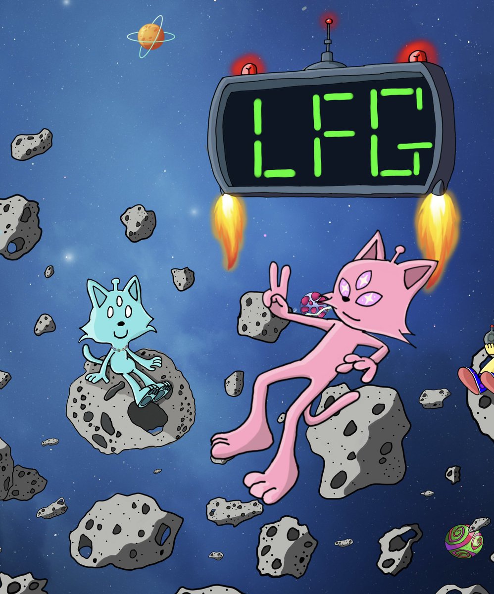 LFG <a href="/CosmicCats_/">Cosmic Cats</a> 😸💛#GetCosmic 🛸✨⭐️