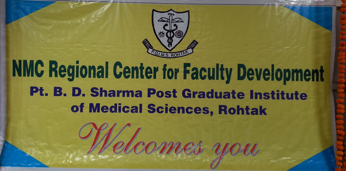 MEDPGIMS's tweet photo. PGIMS is now NMC Regional Centre for faculty development https://t.co/gxZk8joFcs