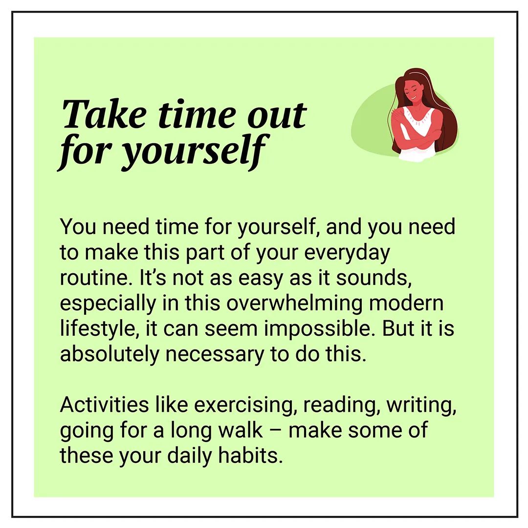 drsoumyaprusty's tweet photo. Life is stressful enough without the added pressures of a pandemic.

Check out these 5 tips and tricks to help take care of your mental health. 👇🏽 

#MentalHealthAction https://t.co/60LO1nIXC2