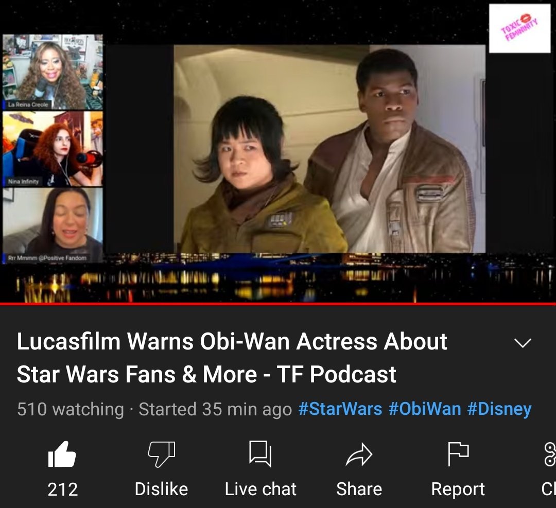 GNinjuh's tweet photo. ☢#ToxicFemmeninity👄 #0120
YA'LL SO RACICISSTS
#Lucasfilm Warns #ObiWan #Actress About #StarWars Fans & More
The #ToxicFemmes &
@LaReinaCreole
@Nina7Infinity
#RrrMmmm
@ThomasConnorsJr
#Disney
❤https://t.co/csJGzDfuoB❤
☢#BackTheTOXICFEMENINITY💋PinUps
https://t.co/jUcdFrnK0x https://t.co/s1buLKW377