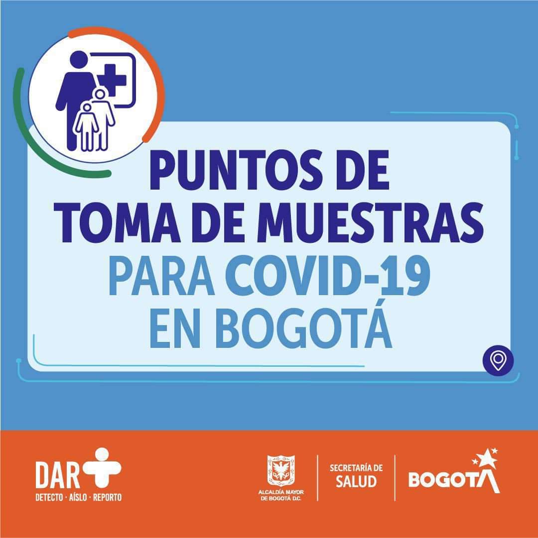 SectorSalud's tweet photo. 🔵Continuamos realizando pruebas covid-19 en Bogotá🟠 

👋#TenEnCuenta los puntos que estarán habilitados este martes 24 de mayo para la toma de muestras⬇️
https://t.co/4Ufl2mw9xa https://t.co/UCwClU3G5k