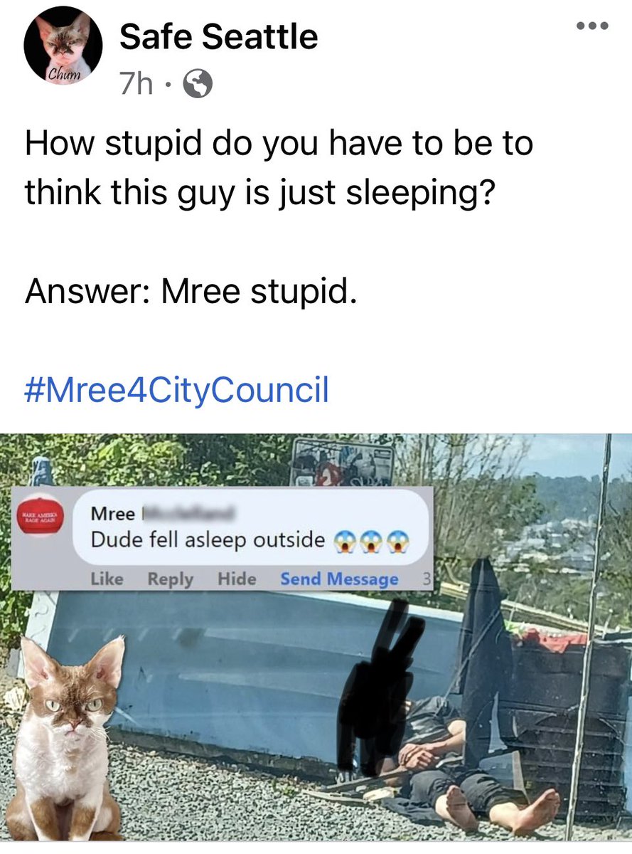 deuceohsixx's tweet photo. #SafeSeattle thinks anyone sleeping outside is passed out on drugs, just like most of Seattle’s mainstream media outlets. https://t.co/Nvd7coqNSd