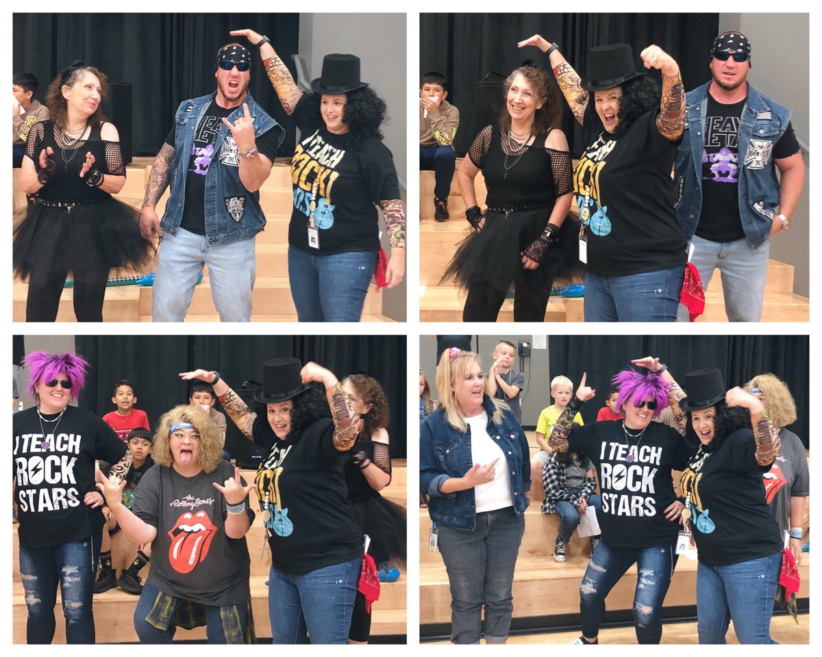 We sure had fun getting ready to rock our tests today! EOG’s start bright and early tomorrow morning. Make sure to arrive in time to eat breakfast and begin testing at 8:00 am 🤘🏻🎸💯