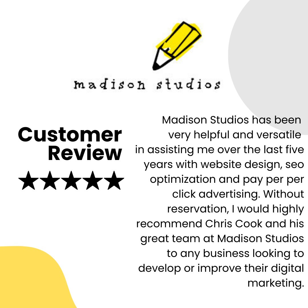 madisonstudios's tweet image. Thank you for the kind words! 🙌 

We'd love to help your business with:

💛 Website Design
💛 SEO Optimization
💛 Digital Marketing

Contact us today!
#madisonstudios #madisonga #webdesign #digitalmarketing #seo #localbusiness #customereview #happycustomer #reviews