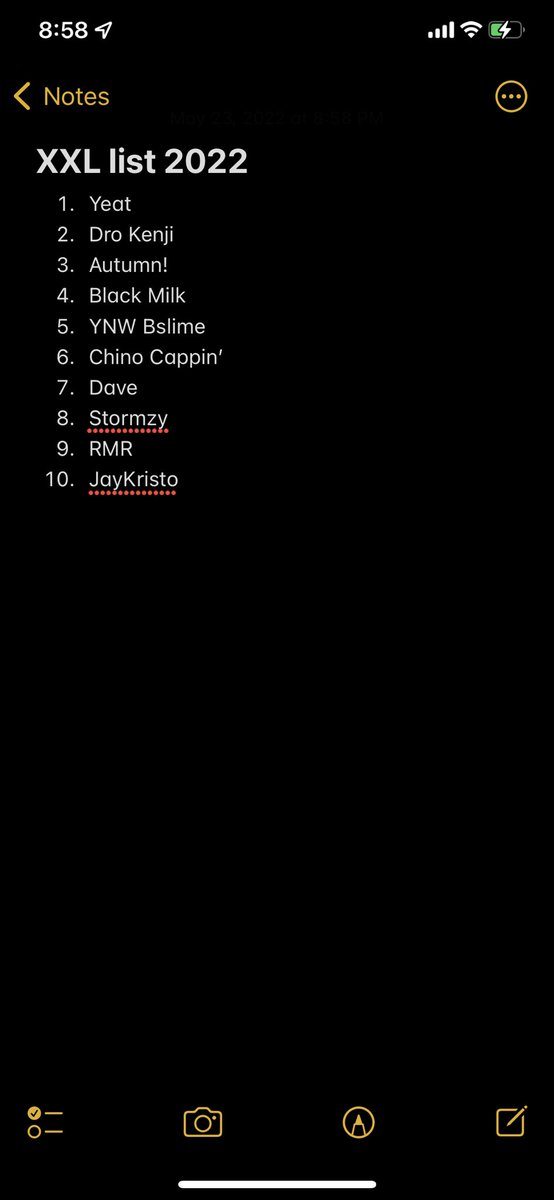 jthundavert's tweet image. My XXL list for 2022. What do y’all think? #FutureStuff #PlanningAheas #Youtuber?
