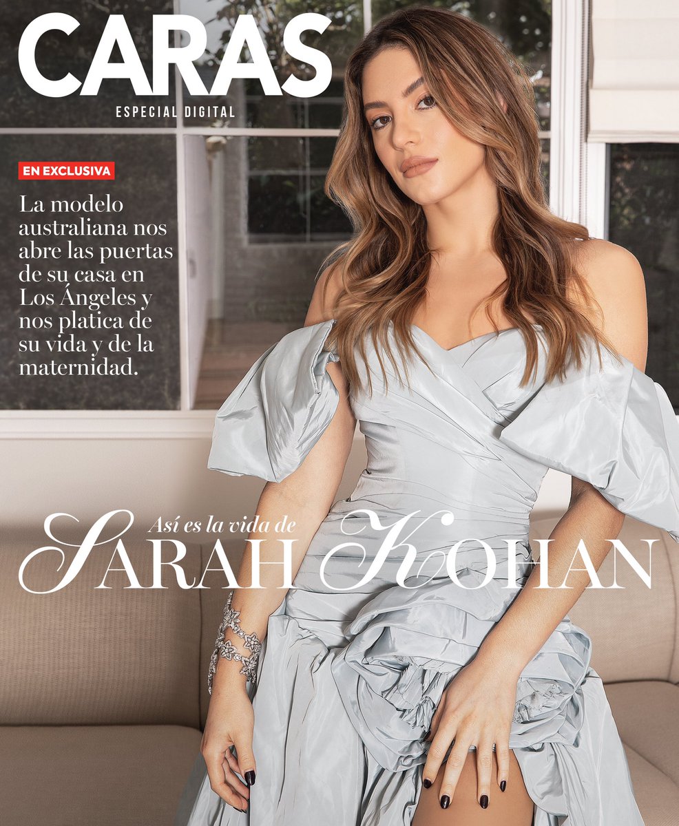 CARASmexico's tweet photo. #Exclusiva: #SarahKohan revela cómo es su vida junto a sus hijos Noah y Nala. https://t.co/je9S3zadkf https://t.co/p590wCUs0H