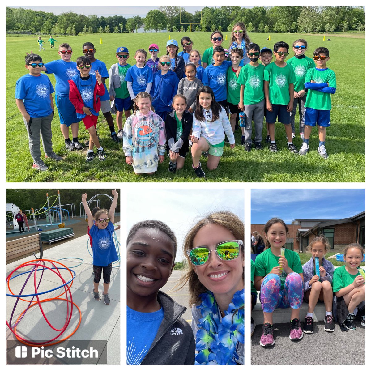 Field Day 2022 was out of this        world🌎 Green vs Blue teams competed in our Star Wars Saga💥 Sun, shades, sweat, and shared fun! Best crew around, they are💚💙