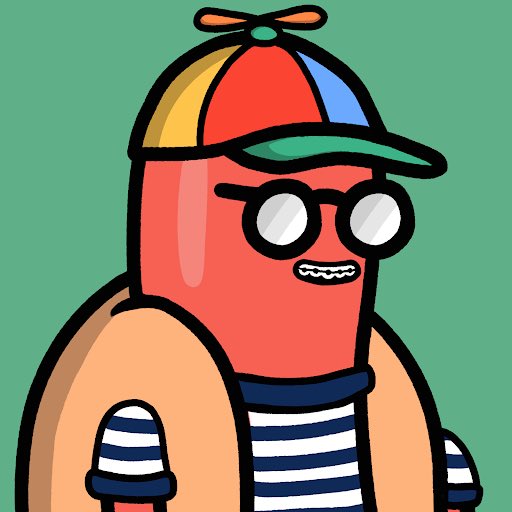 Ozzie_NFT's tweet photo. #HotDoug to the moon @hotdougsnft https://t.co/j2JHRQ5uwN