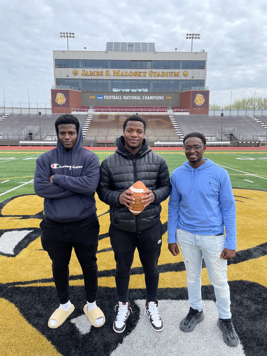 Had a great visit and camp today at <a href="/UMD_Football/">UMD Football</a> thank you for time and opportunity!#GoBulldogs
