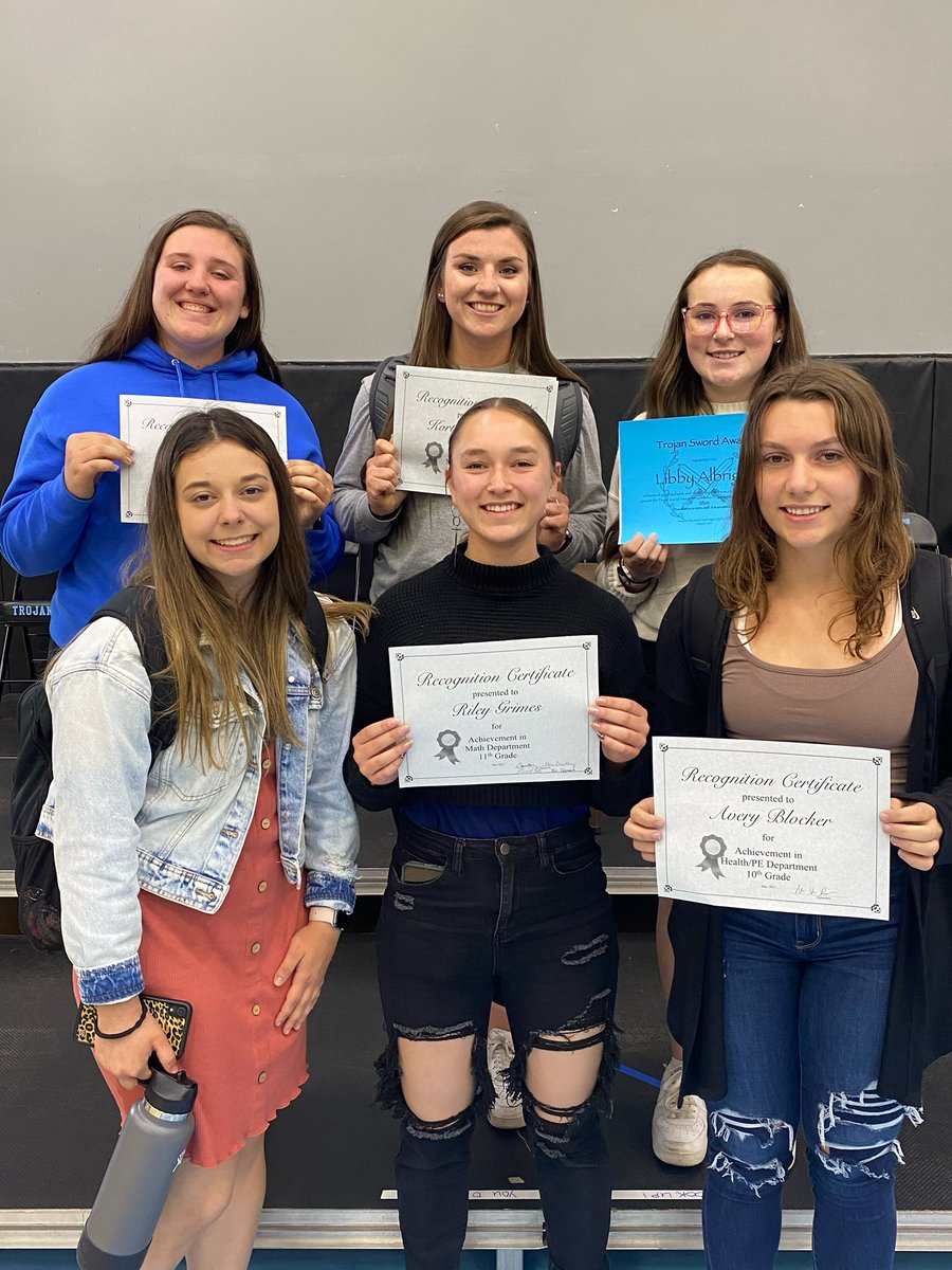 STCTrojanVB's tweet photo. Not only rockstars on the track and in the ring, but in the classroom as well! Great job ladies!!!🧠💙🖤 https://t.co/CkB2uttUKZ