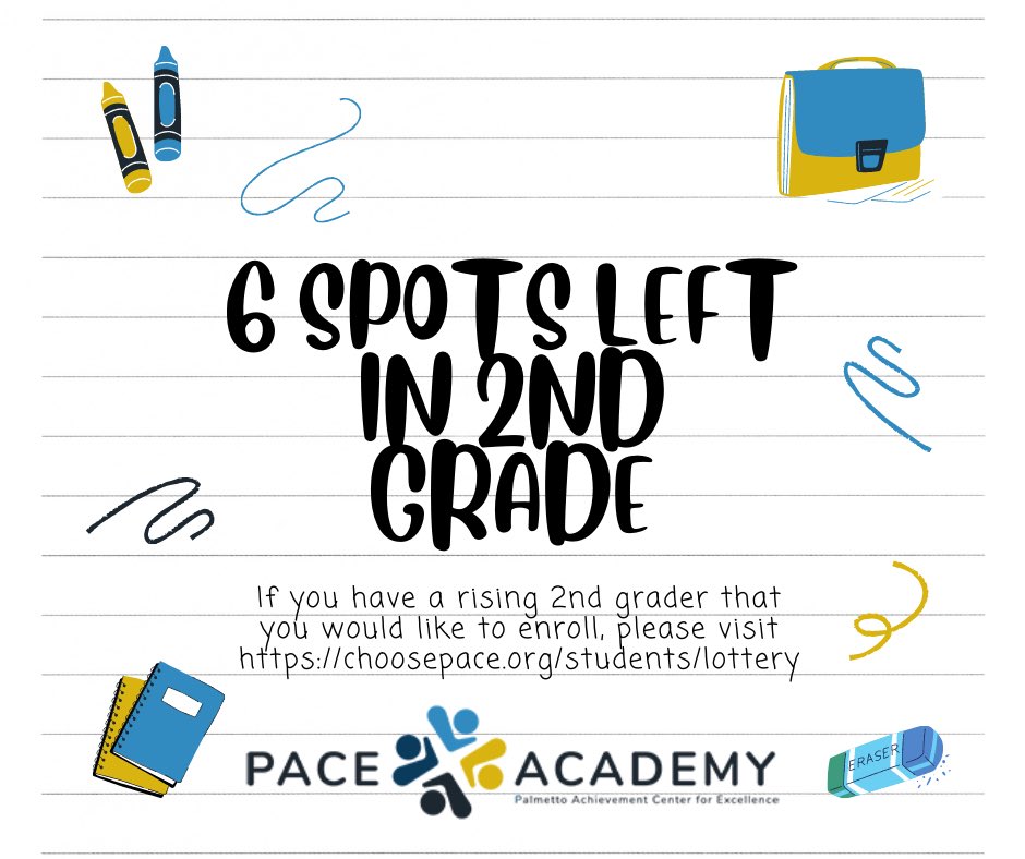SCDyslexia's tweet photo. We only have 6 spots left for 2nd grade students in the 2022-2023 school year! If you would like to enroll, please visit https://t.co/O93VhcDEYd. https://t.co/ZwduKSDjCF