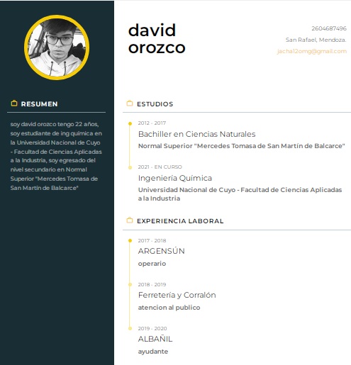 orozcodavidd's tweet photo. taller 7 - Salida Laboral para los Ingenieros en Alimentos, Mecánicos y Químicos
Curriculum Vitae @ICCFCAI @carina_rubau https://t.co/LvcqSFXOGQ