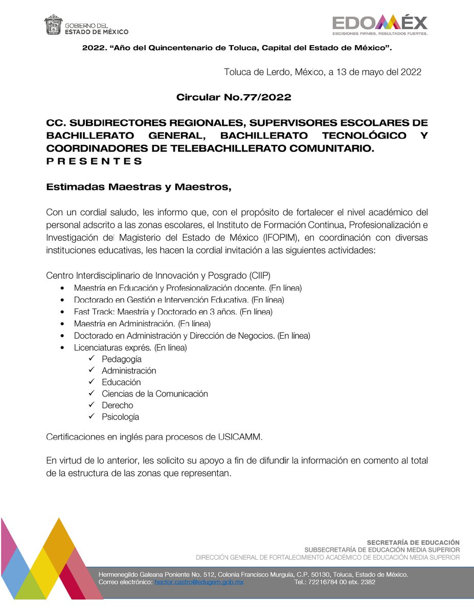 escuela_181's tweet photo. ‼️IMPORTANTE‼️
A todo el personal #Docente de la #EPO181🏫, se les hace una cordial invitación a todos aquellos que estén interesados en alguna #LicenciaturaEnLínea #Maestría o algún #Doctorado. 📢 https://t.co/ZyhzMMU40Y