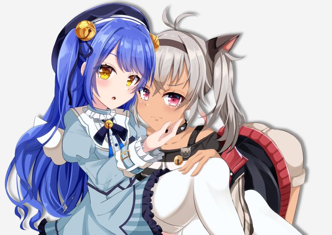 【再掲】天使と悪魔
#絵こころ 
#マオのお絵描き帳 