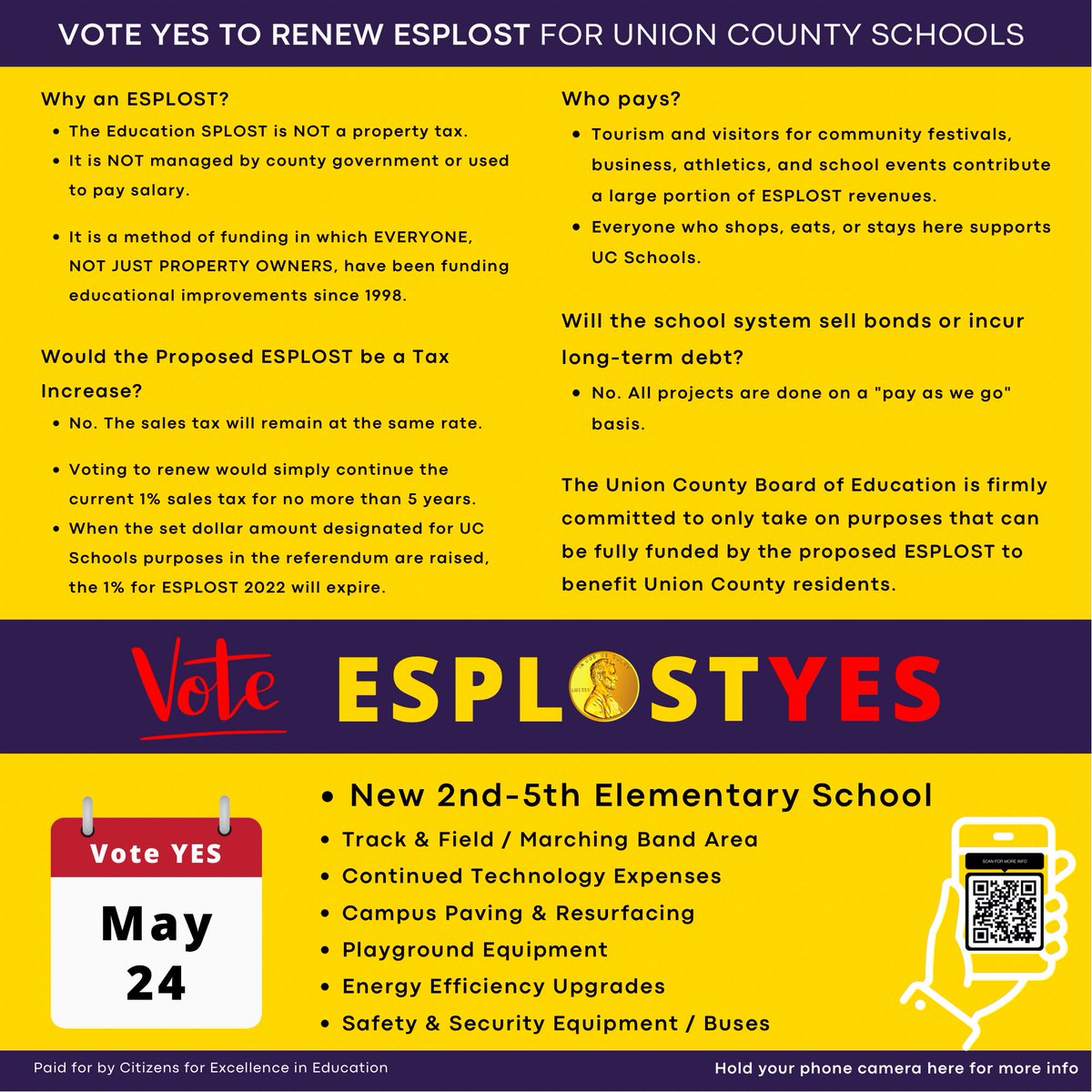 One last assignment… Please Vote YES to Renew ESPLOST!
#unionunited #esplostYES #RENEWESPLOST #unioncountyga #unioncounty #blairsville #blairsvillega #blairsvillegeorgia #unioncountyschools #electionday #voteyes #georgia