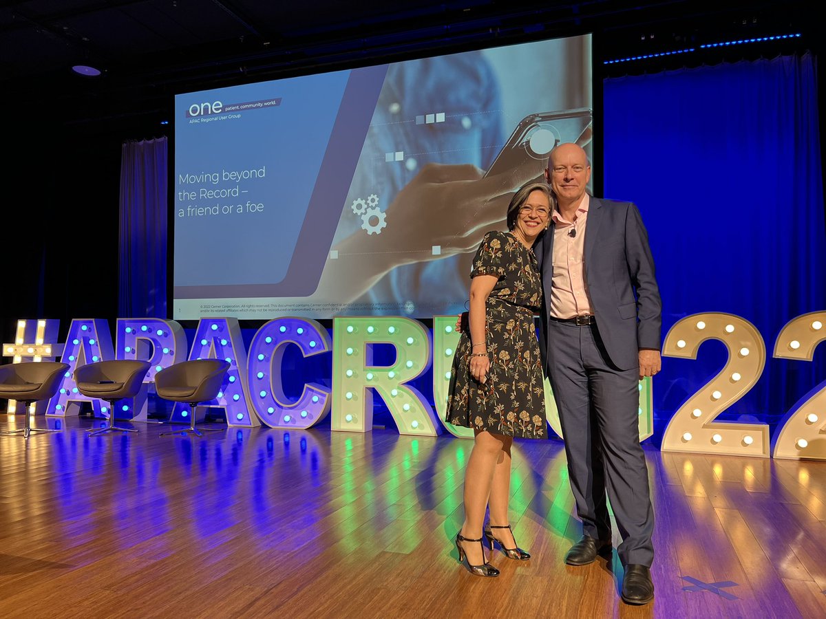 DanTrajkov's tweet photo. Gearing up for an important conversation with the @CernerAustralia clinical leadership team @MonicaTCMIO and @MichaelDraheim_  about moving beyond the record - is it a friend or foe? #APACRUG22 https://t.co/Uqpdi0wVe5
