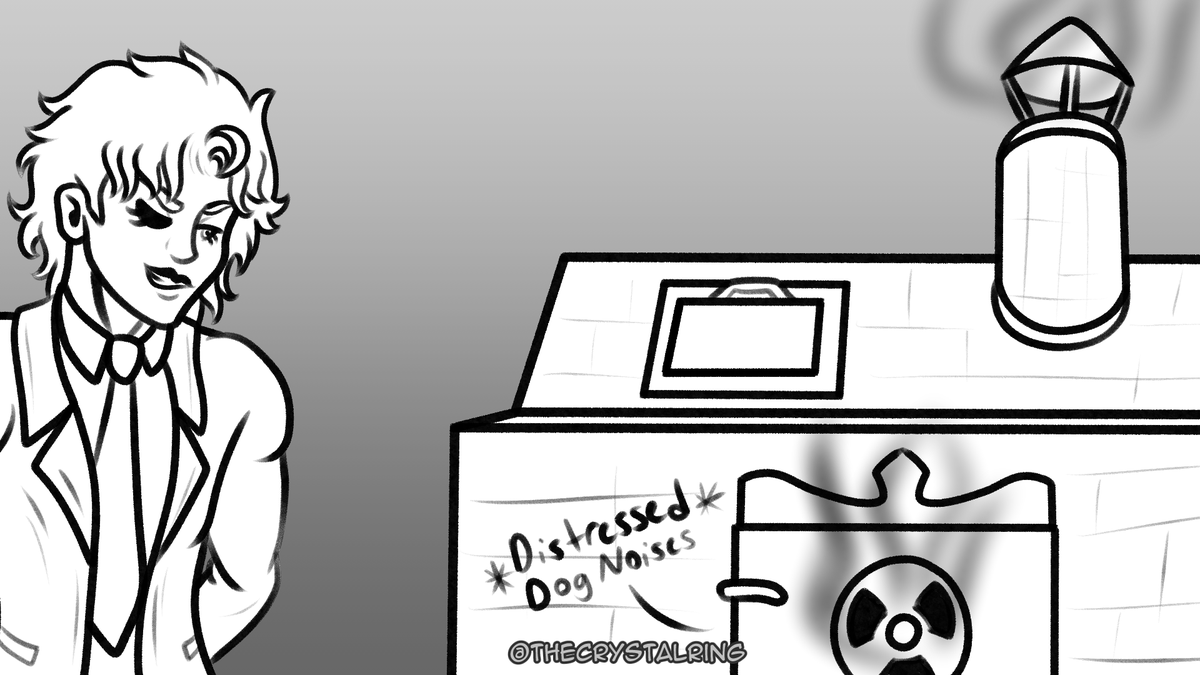 thecrystalring's tweet photo. lmao so john mulaney being a headass means i had to scrap a jojo animatic i was working on, but now i get to share what i finished with y’all! :D

[1/5] https://t.co/7huOp7LutZ