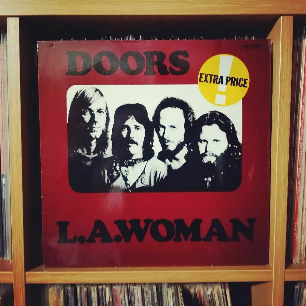 CountVinylDC's tweet photo. Being played tonight in DC… The Doors, LA Woman… 1971 on Elektra Records… German repress…  classic rock and roll…Jim, Ray, Robbie and John are pretty cool…  check out "Love Her Madly" or  "The Changeling"...  the theme tonight is "LA Woman", because she's gonna have to d… https://t.co/tXbAd0r6qW