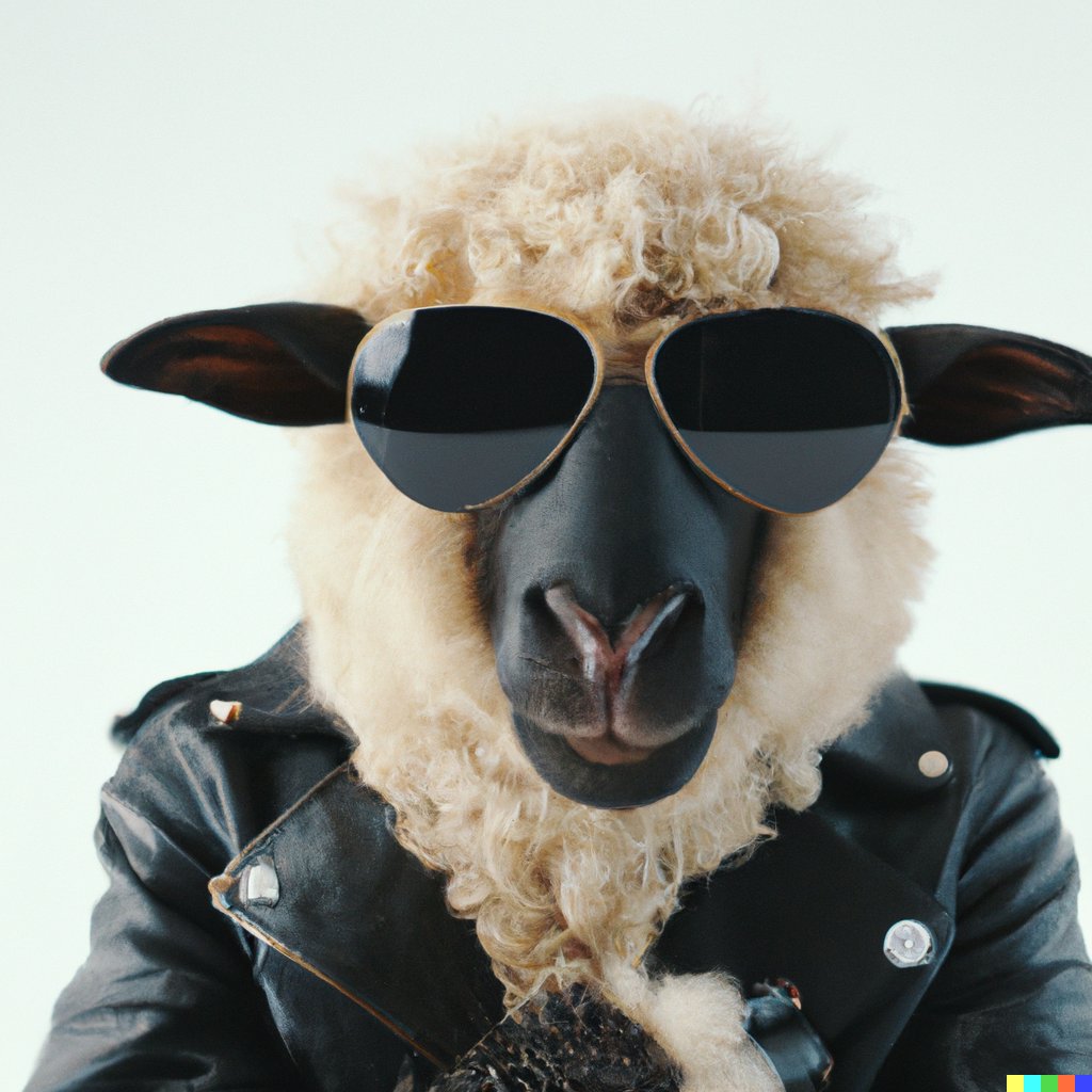 cer_andrew's tweet photo. I feel like this crew is trying to sell me something

"A photo of a cool <insert animal name> wearing sunglasses and a leather jacket, 4k"

#dalle #dalle2 https://t.co/8LVJag8aqj