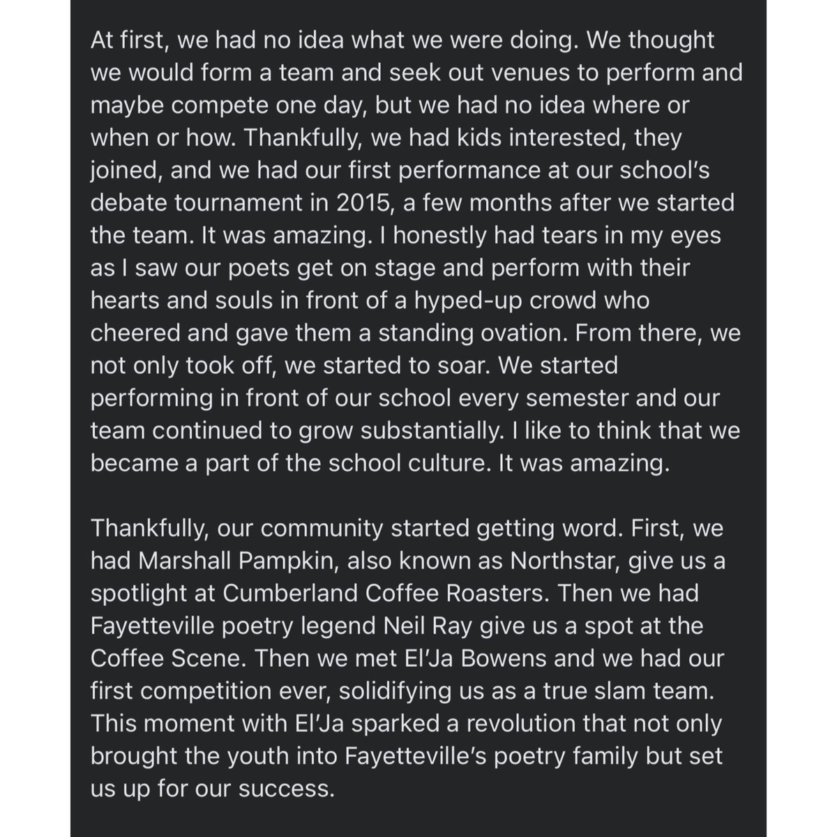 PoeticPathos's tweet photo. Long post from our Director. https://t.co/4UtDLQpIAW