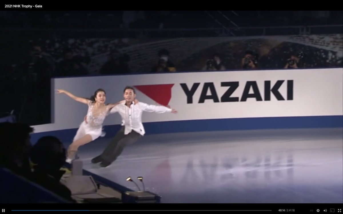 LynthasLzCorner's tweet photo. Even though I didn't get to see #DaisukeTakahashi #KanaMuramoto at the #Olympics, I'm glad that I can see their skating here. #galaweek #NHKtrophy #usfs #usfsa #GPFigure Check em out -> https://t.co/cjNB6Meq2b https://t.co/YWCZnTc4Sn