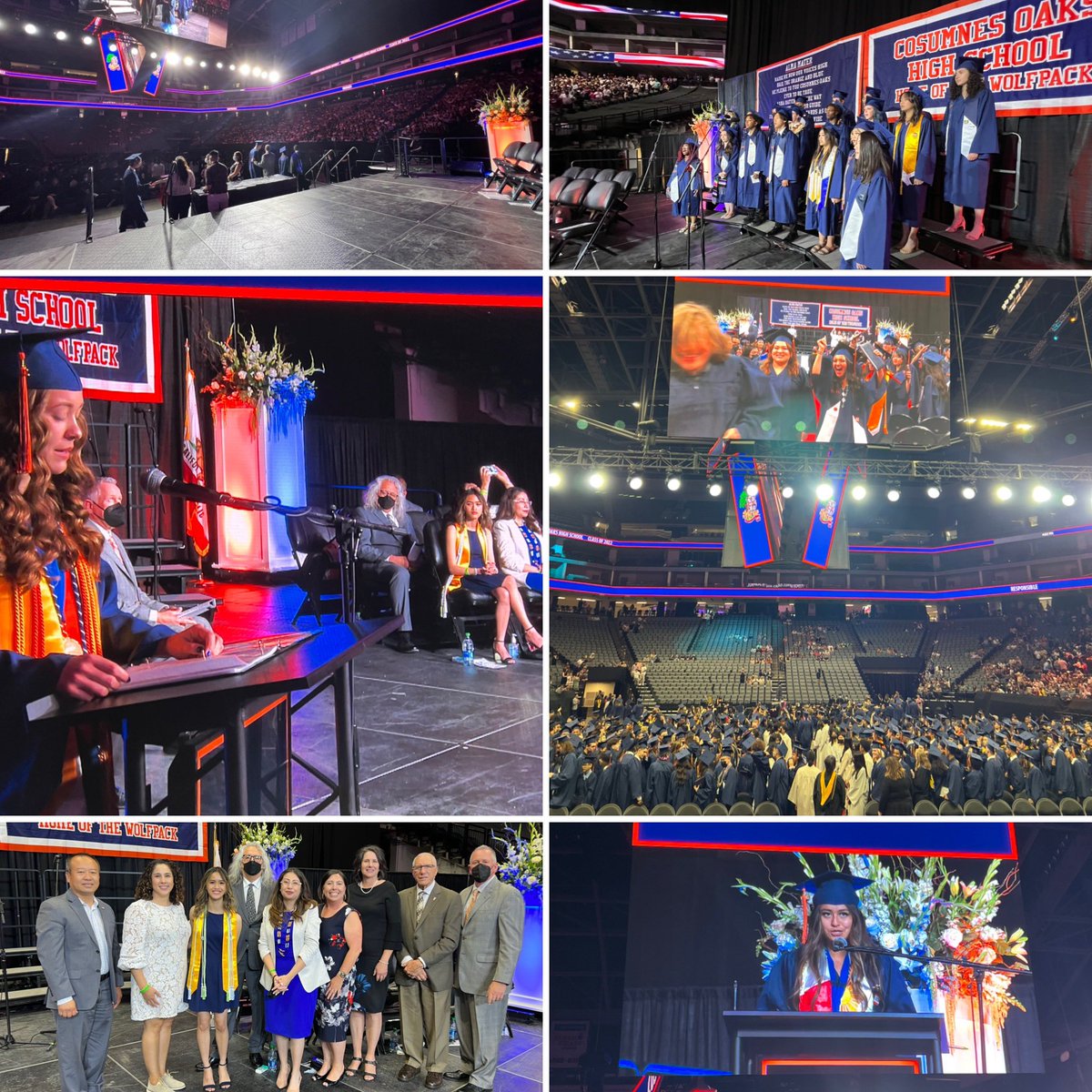 Congrats <a href="/CosumnesOaksHS/">Cosumnes Oaks HS</a> #Classof2022! 🐺🎓🎉