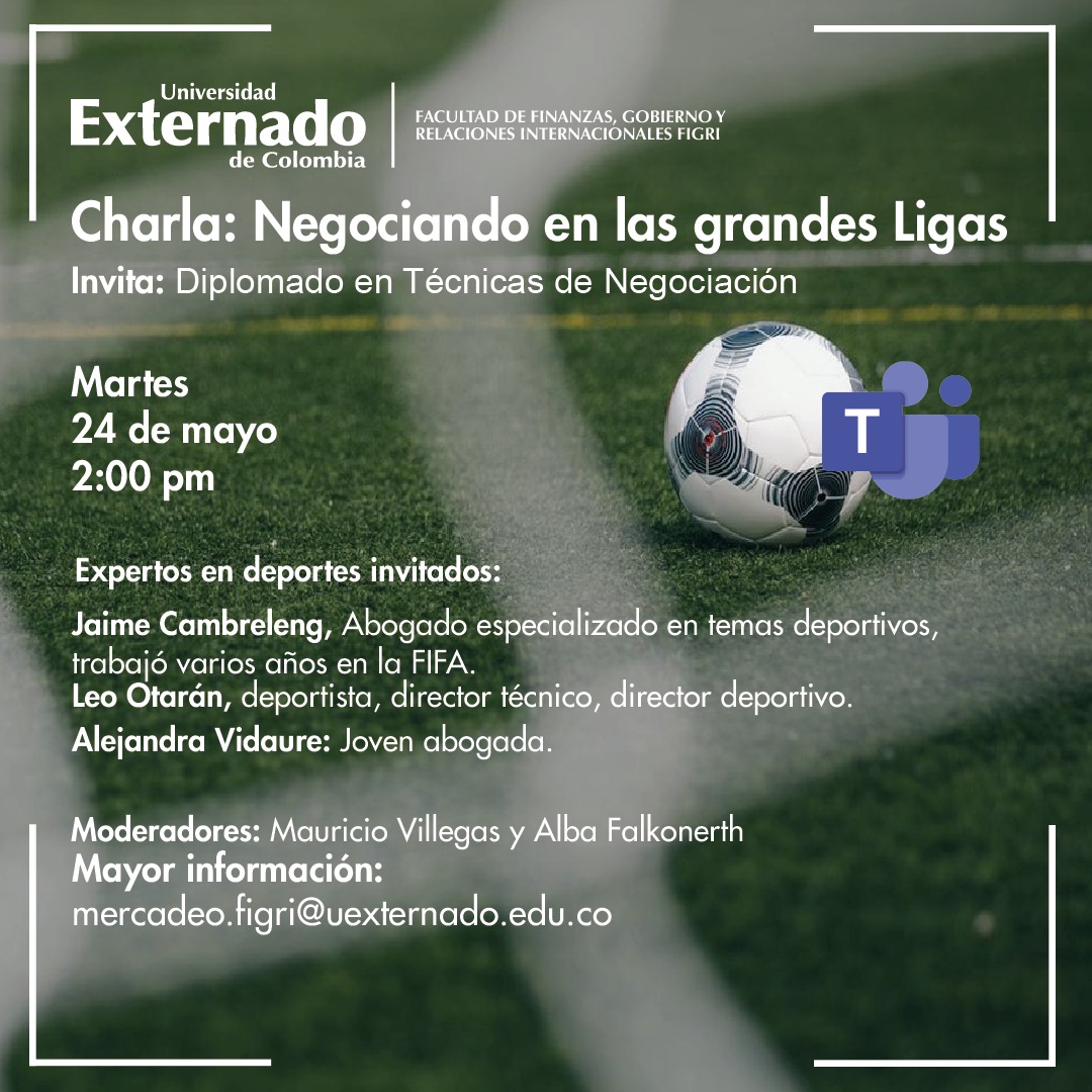 Se le ha invitado a Negociando en las grandes ligas
martes, 24 de mayo de 2022
2:00 p.m. - 3:30 p.m.
teams.microsoft.com/l/meetup-join/…
Pulse en el vínculo o péguelo en un explorador para unirse.