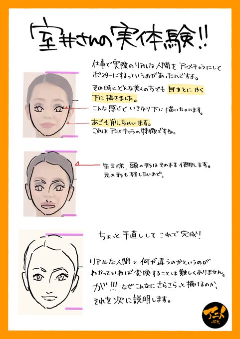 【早分かりレポ】
 毎月人体の描き方&amp;デッサン講座「顔正面、横」より https://t.co/8r4sbEphRP https://t.co/BboScooFyH

【次回6/5開催】
デッサン会『全身アオリ、フカン』
レイアウト講座『主観、客観・ズーム、トリミング』
参加はこちらから⬇︎
https://t.co/S2WU9xEh3T 