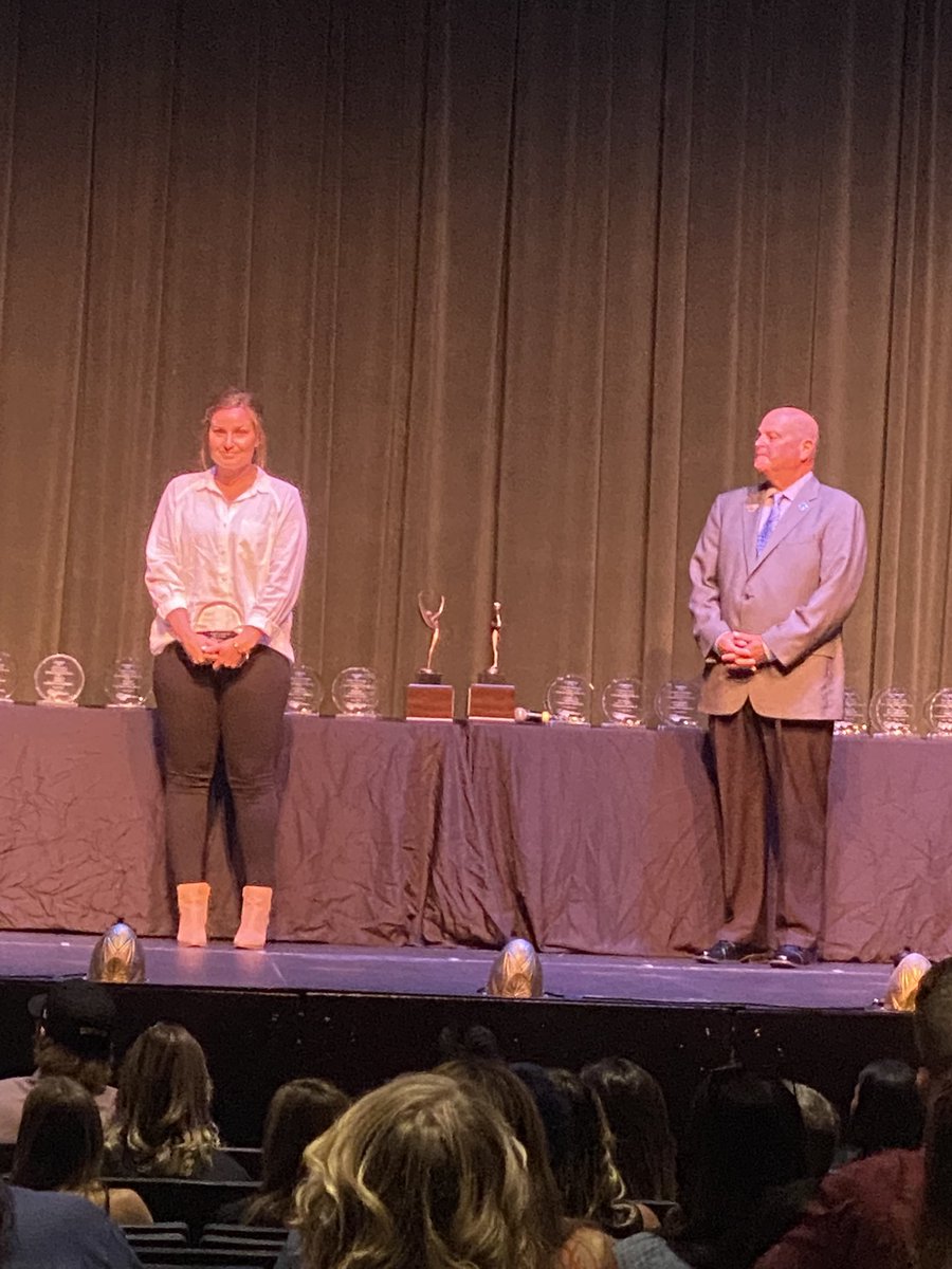 Congrats to our amazing Athletic Trainer, Courtney Eargle, on her honor as the Athletic Trainer of the Year for the Orange County Athletic Directors Association!! HBHS is lucky to have you and this is well deserved!